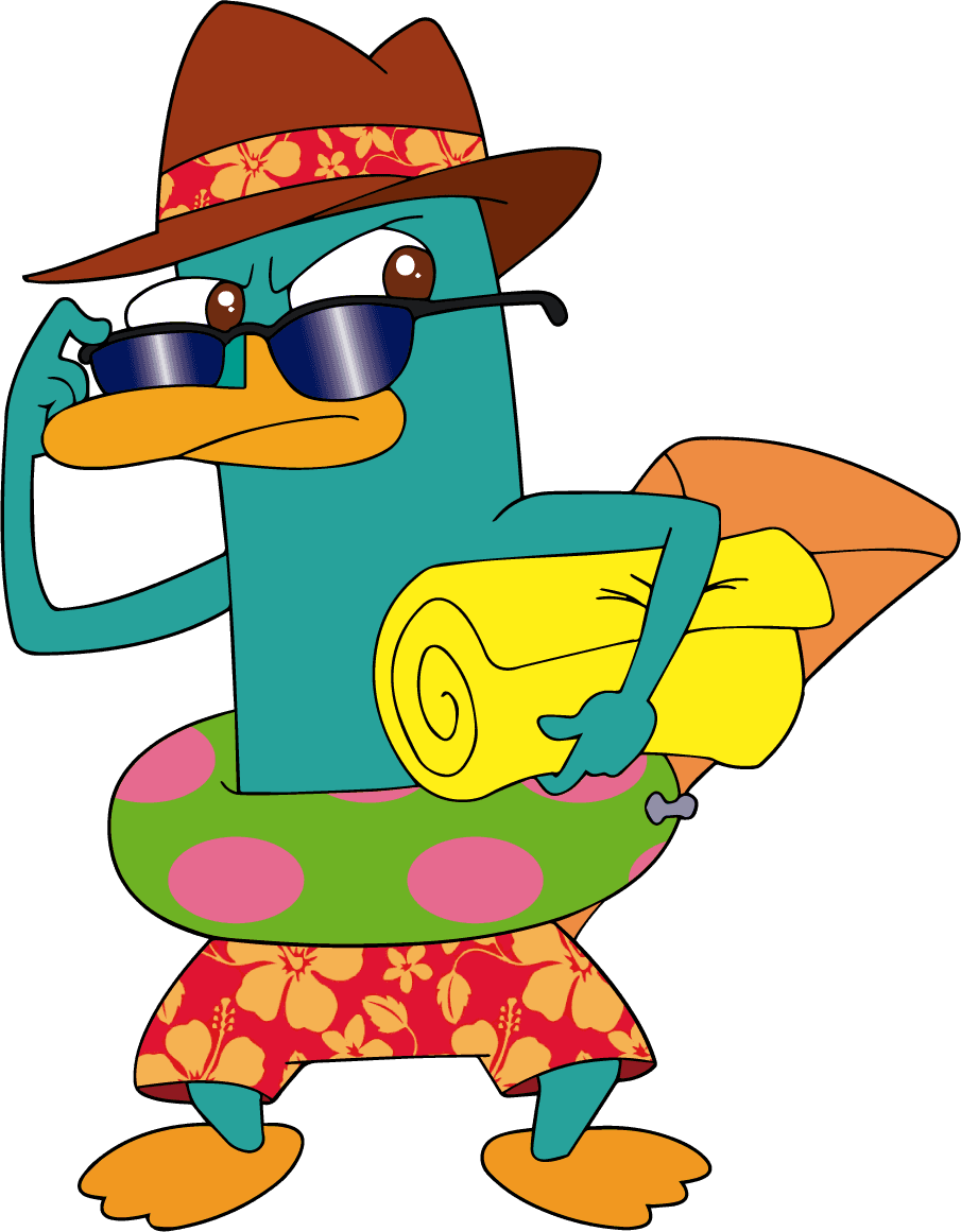 Perry The Platypus In Summer Clothes By Markdekabreak - Perry The Platypus With Clothes - Free Transparent PNG Clipart Images Download. - Transparent PNG Free Download | PNGio