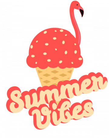 Summer Vibes - Ice Cream Cone - Free Transparent PNG Clipart Images Download. - Transparent PNG Free Download | PNGio