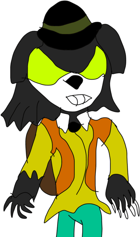 Mustafa The Black Dog Oc Summer Day - Cartoon - Free Transparent PNG Clipart Images Download. - Transparent PNG Free Download | PNGio