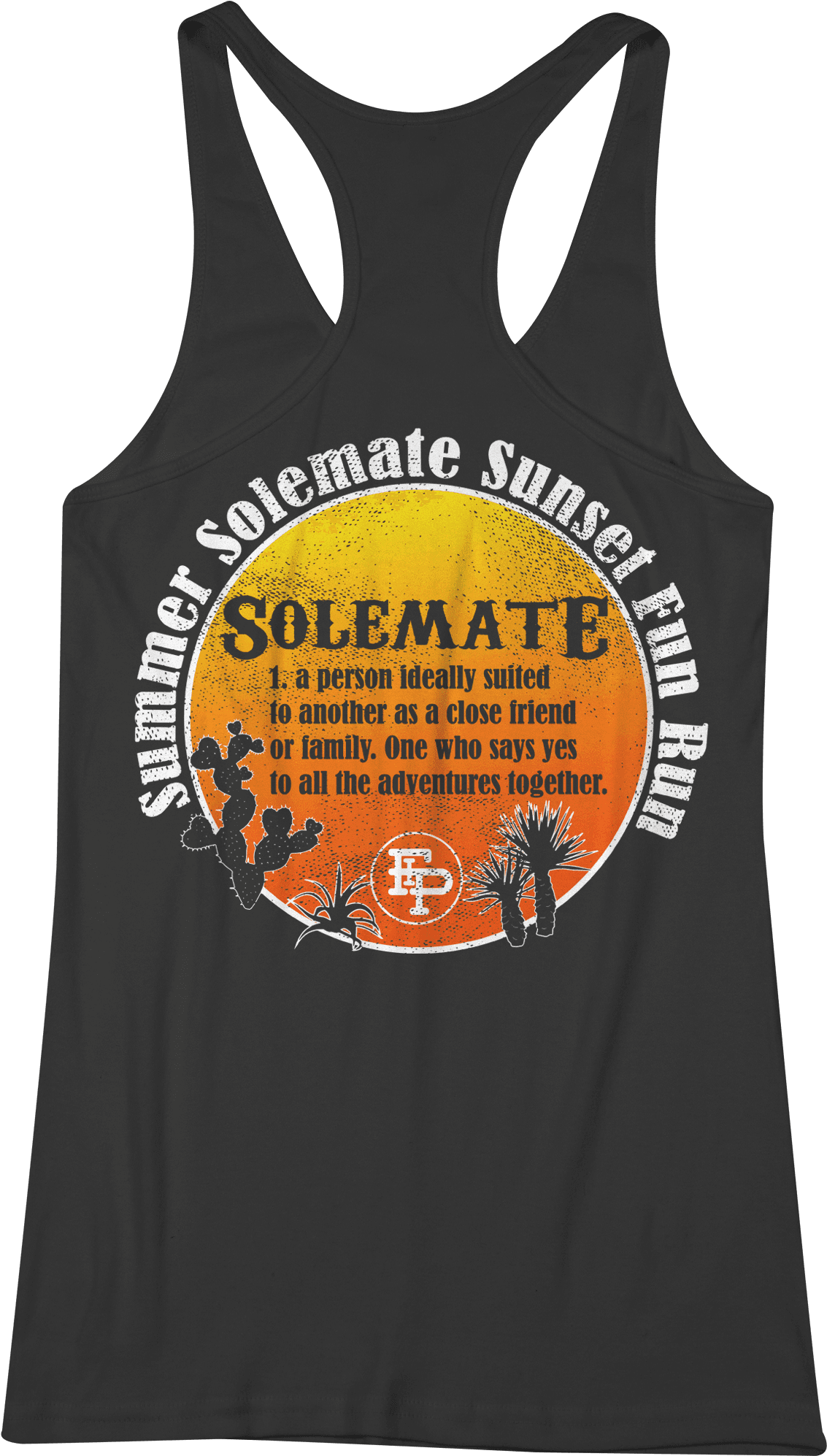 Pre-registration Summer Solemate Sunset Fun Run Tank - Active Tank - Free Transparent PNG Clipart Images Download. - Transparent PNG Free Download | PNGio