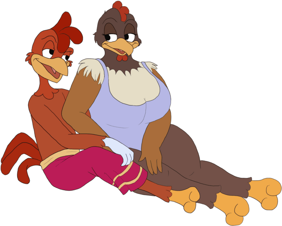 Summer Time Couple By Mildartattack - Clara Cluck And Panchito Pistoles - Free Transparent PNG Clipart Images Download. - Transparent PNG Free Download | PNGio