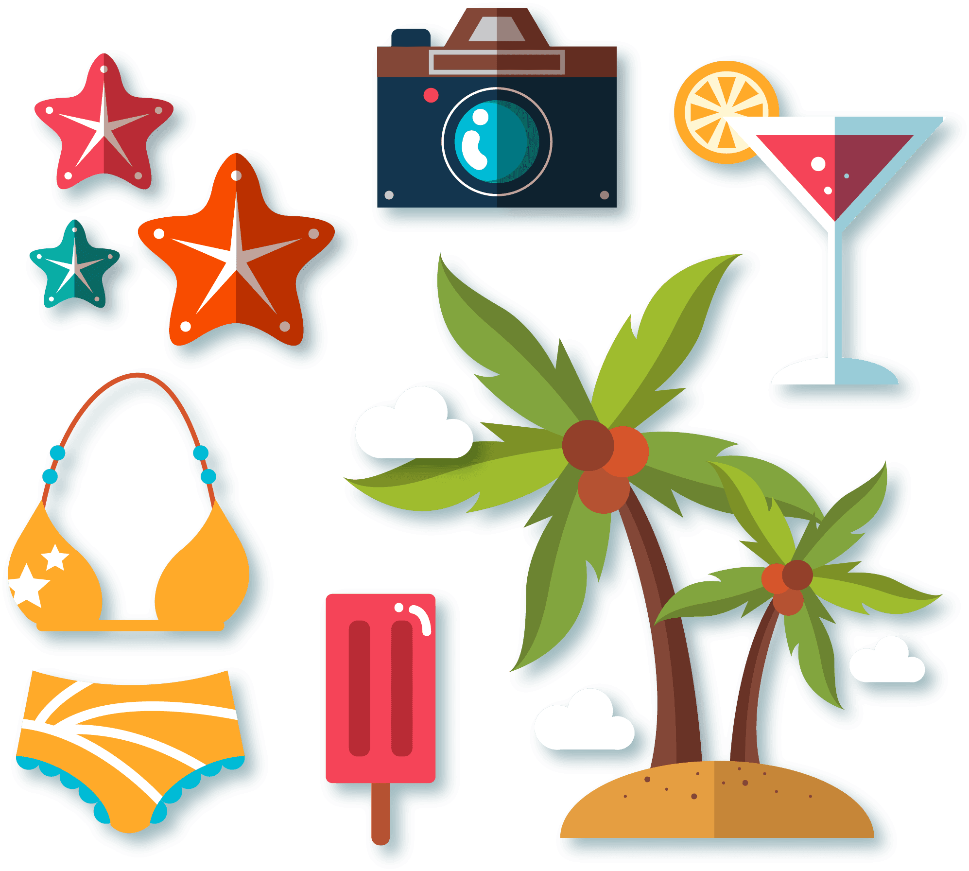 Banner Royalty Free Bikini Clipart Coconut - Beach - Free Transparent PNG Clipart Images Download. - Transparent PNG Free Download | PNGio