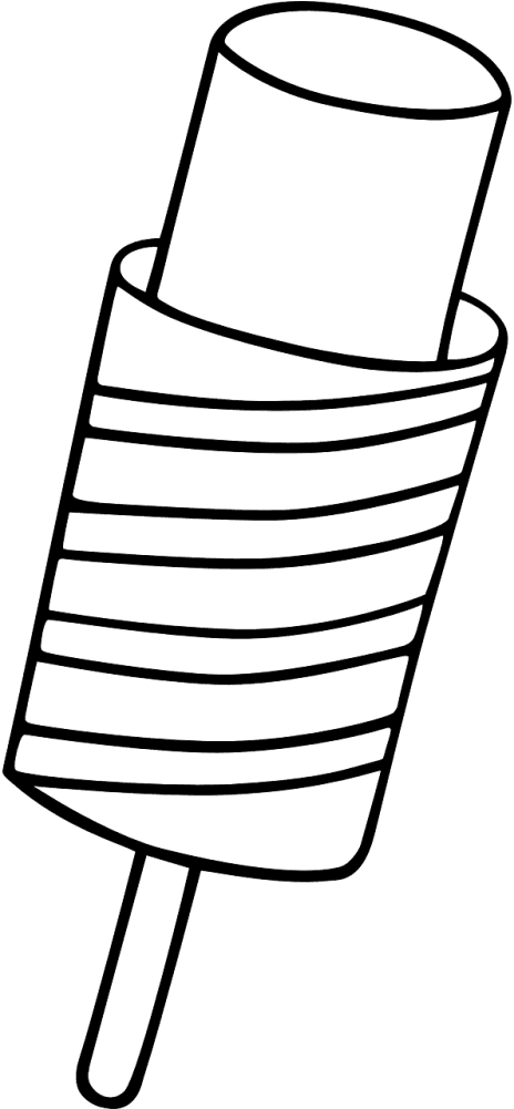 Popsicle,ice - Colouring For Funny Ice Cream - Free Transparent PNG Clipart Images Download. - Transparent PNG Free Download | PNGio