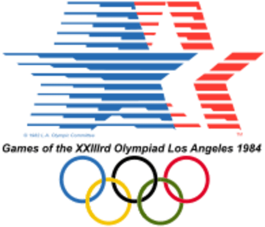 Opening Ceremony For Los Angeles, Ca, Usa Summer Olympics - Los Angeles 1984 Olympic Logo - Free Transparent PNG Clipart Images Download. - Transparent PNG Free Download | PNGio
