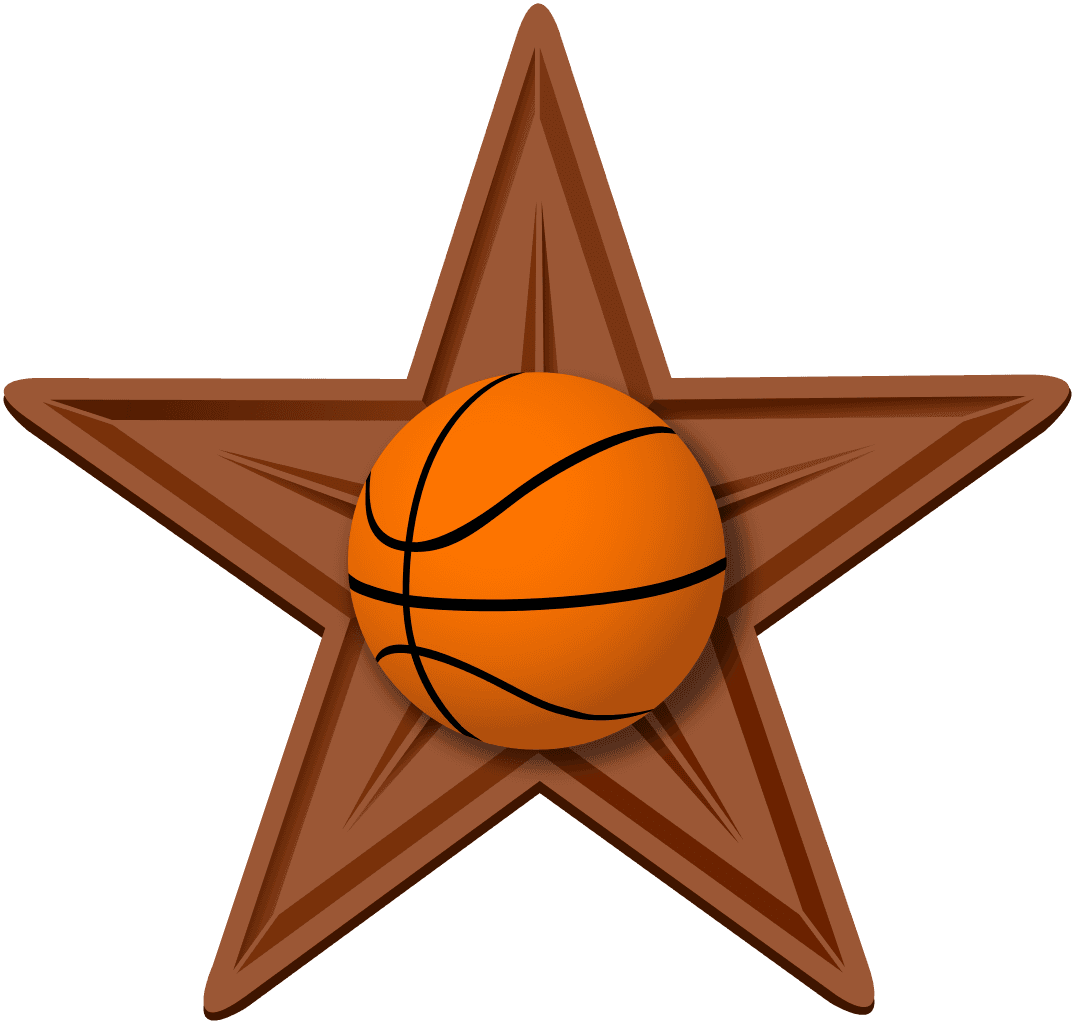 File Basketball Barnstar Hires Svg Wikimedia Commons - Star Designs Black And White - Free Transparent PNG Clipart Images Download. - Transparent PNG Free Download | PNGio