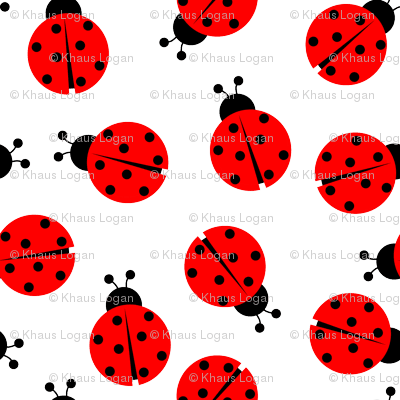 Cute Summer Lady Bug Pattern - Cute Summer Lady Bug Pattern - Free Transparent PNG Clipart Images Download. - Transparent PNG Free Download | PNGio