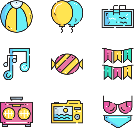 Summer Party - Summer Party - Free Transparent PNG Clipart Images Download. - Transparent PNG Free Download | PNGio