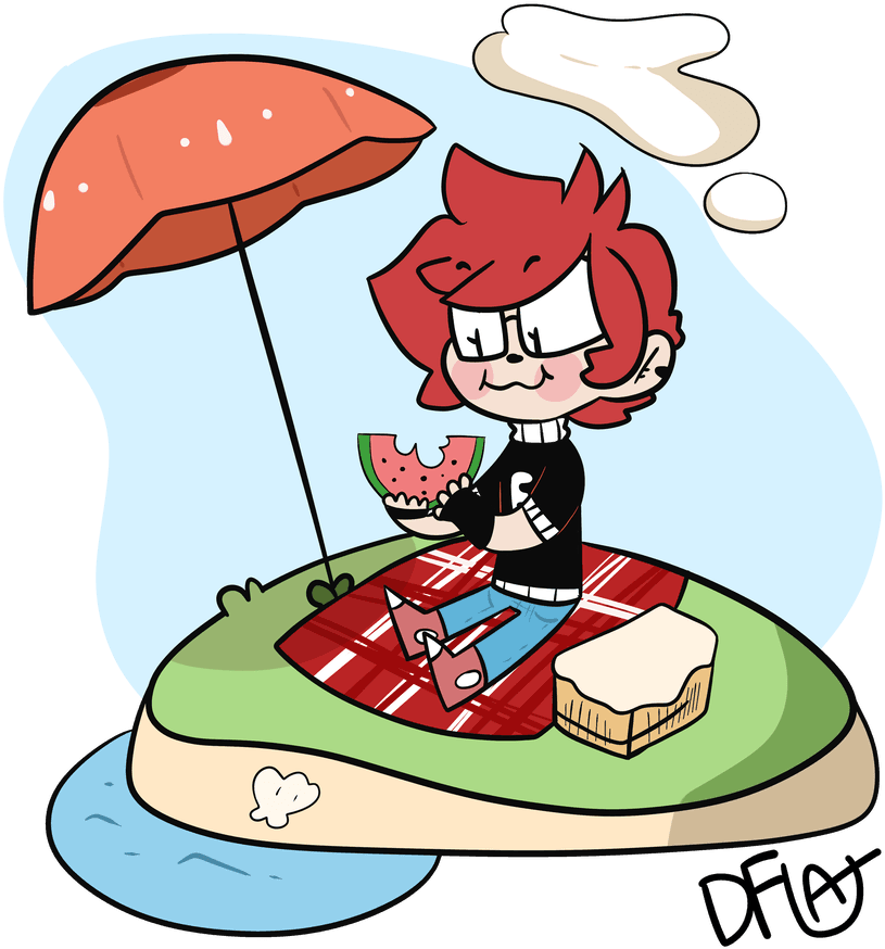 Summer Times By Drawnflat - Cartoon - Free Transparent PNG Clipart Images Download. - Transparent PNG Free Download | PNGio