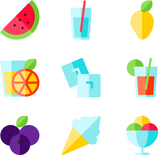 Summer Food & Drinks - Summer Food & Drinks - Free Transparent PNG Clipart Images Download. - Transparent PNG Free Download | PNGio