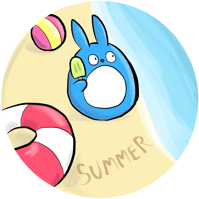 Totoro Summer Time By Xxlpanda - Circle - Free Transparent PNG Clipart Images Download. - Transparent PNG Free Download | PNGio