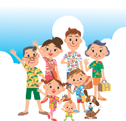 Trip Summer With The Family Third Generation - Family Summer Fun Clip Art Transparent PNG - 415x399 - Free Download on - Transparent PNG Free Download | PNGio