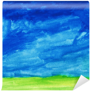 Abstract Hand Drawn Watercolor Background - Summer Landscape Transparent PNG - 400x400 - Free Download on - Transparent PNG Free Download | PNGio