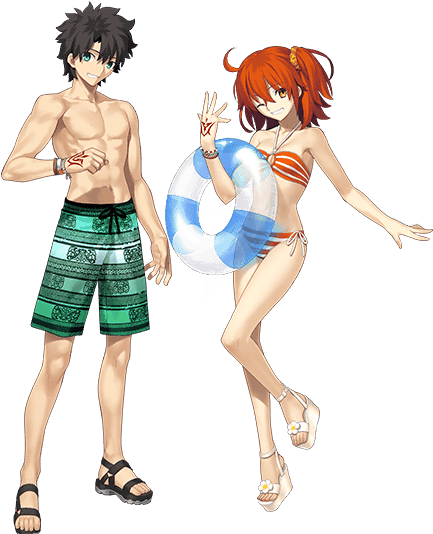 Brilliant Summer - Fgo Summer Mystic Code Transparent PNG - 500x550 - Free Download on - Transparent PNG Free Download | PNGio