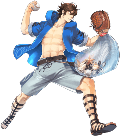 As Soon As I Saw This I Needed To - Fire Emblem Summer Frederick Transparent PNG - 500x570 - Free Download on - Transparent PNG Free Download | PNGio