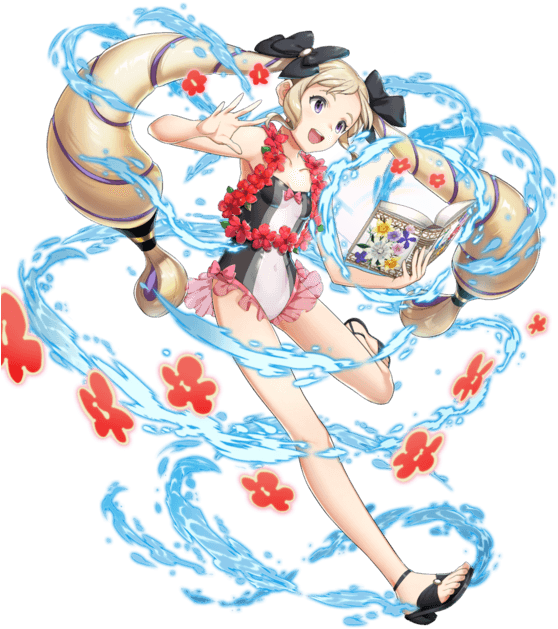 Elise, Tropical Flower - Fire Emblem Heroes Elise Summer Transparent PNG - 600x684 - Free Download on - Transparent PNG Free Download | PNGio