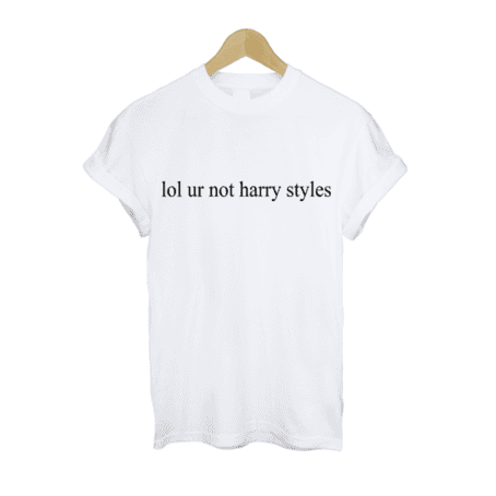 Lol Ur Not Harry Styles T Shirt £10 Free Uk Delivery - Coco Made Summer Top Transparent PNG - 454x454 - Free Download on - Transparent PNG Free Download | PNGio