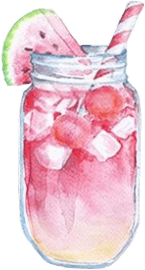 Ftestickers Watercolor Summer Beverage Cocktail Water - Italian Soda Clip Art Transparent PNG - 1024x1024 - Free Download on - Transparent PNG Free Download | PNGio