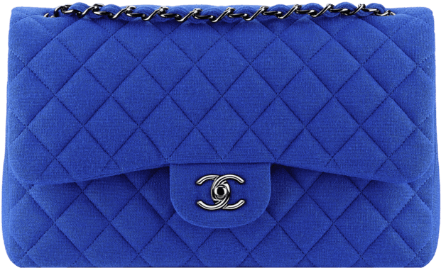 Chanel Medium Blue Jersey Flap Bag - Wallet Transparent PNG - 846x1080 - Free Download on - Transparent PNG Free Download | PNGio