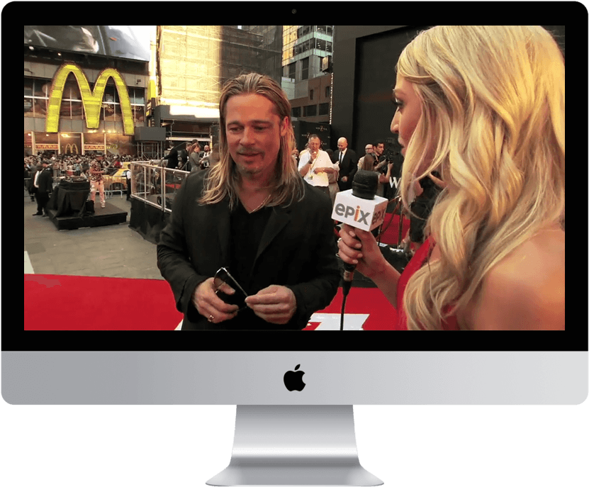 The Arrival Of Global Superstar Brad Pitt - Imac 21 5 Transparent PNG - 900x900 - Free Download on - Transparent PNG Free Download | PNGio