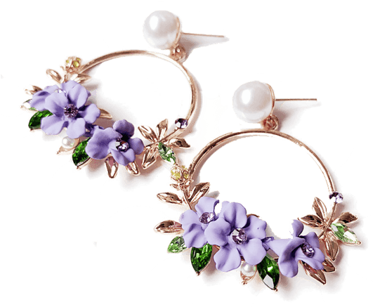 Simulated Pearl & Flower Summer Earings - Pearl Transparent PNG - 600x600 - Free Download on - Transparent PNG Free Download | PNGio