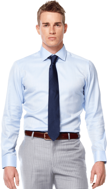 5 Essential Men's Dress Shirts Of Summer - Светло Синя Риза И Вратовръзка Transparent PNG - 388x641 - Free Download on - Transparent PNG Free Download | PNGio