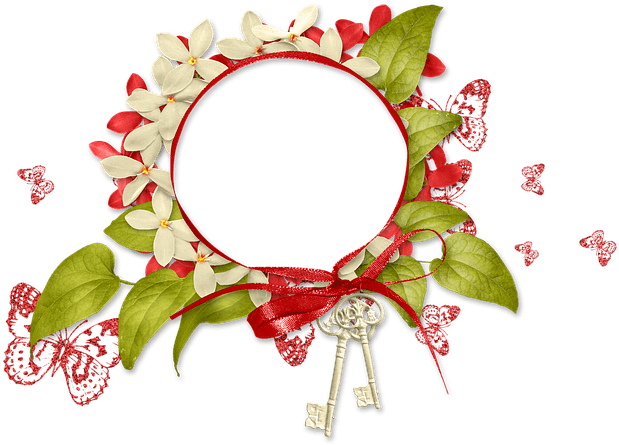 Frame, Photo Frame, Spring, Summer, Flowers, Greens - Flower Photo Frame In Png Transparent PNG - 640x474 - Free Download on - Transparent PNG Free Download | PNGio
