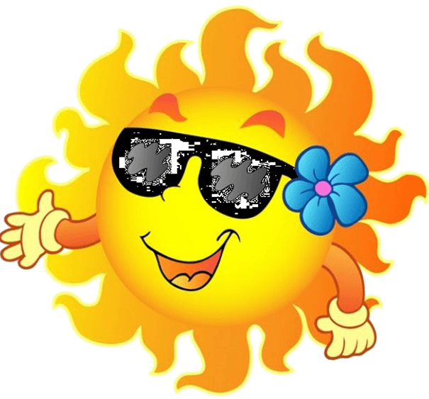 Summer Day Camp - Dibujo De Sol Con Lentes Transparent PNG - 605x563 - Free Download on - Transparent PNG Free Download | PNGio