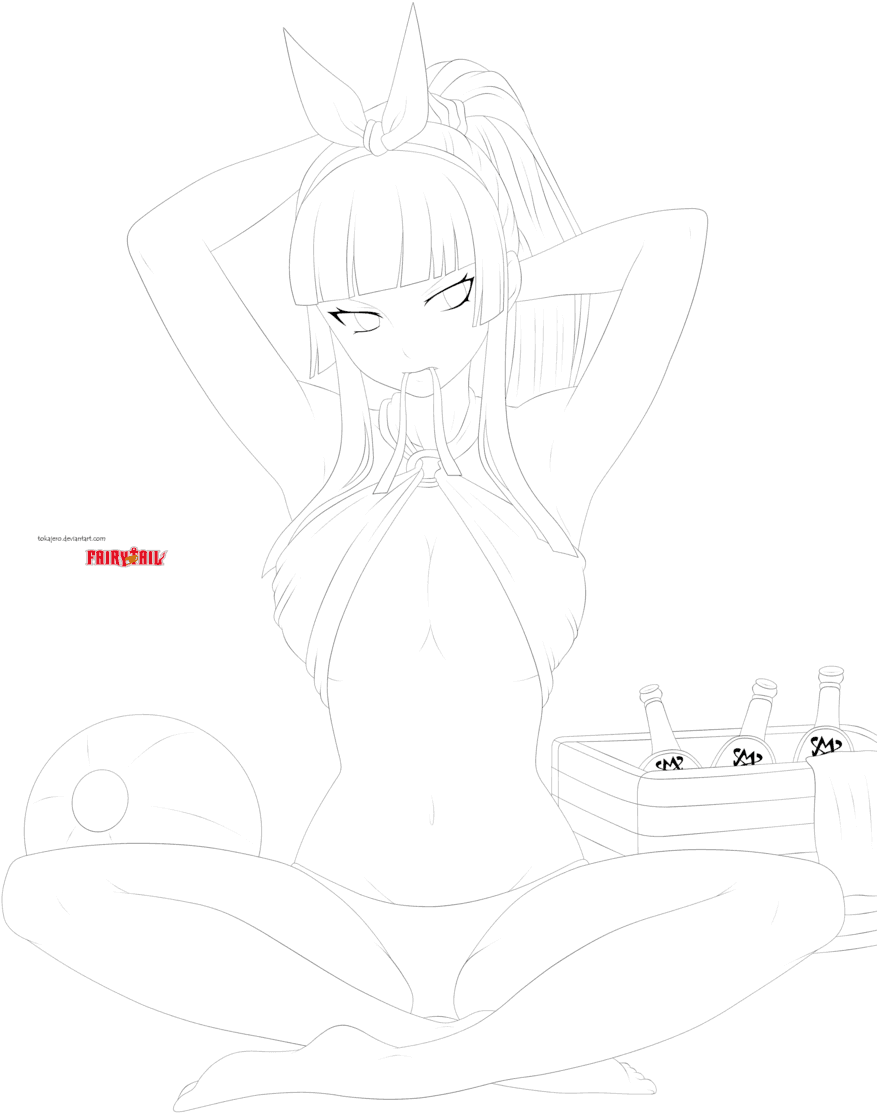 Fairy Tail Lineart - Line Art Transparent PNG - 900x1199 - Free Download on - Transparent PNG Free Download | PNGio