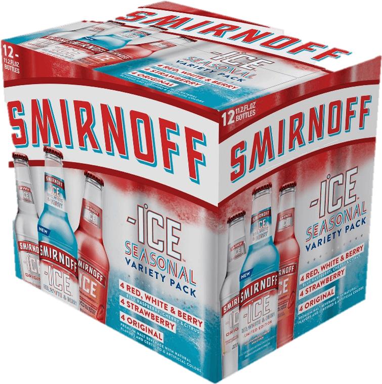 Smirnoff Variety Spring Summer 2017 - Red White And Blue Smirnoff Ice Transparent PNG - 770x788 - Free Download on - Transparent PNG Free Download | PNGio