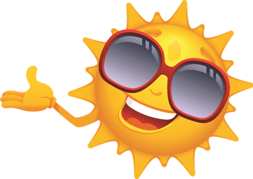 Summer Sun - Cartoon Sun Transparent PNG - 500x354 - Free Download on - Transparent PNG Free Download | PNGio