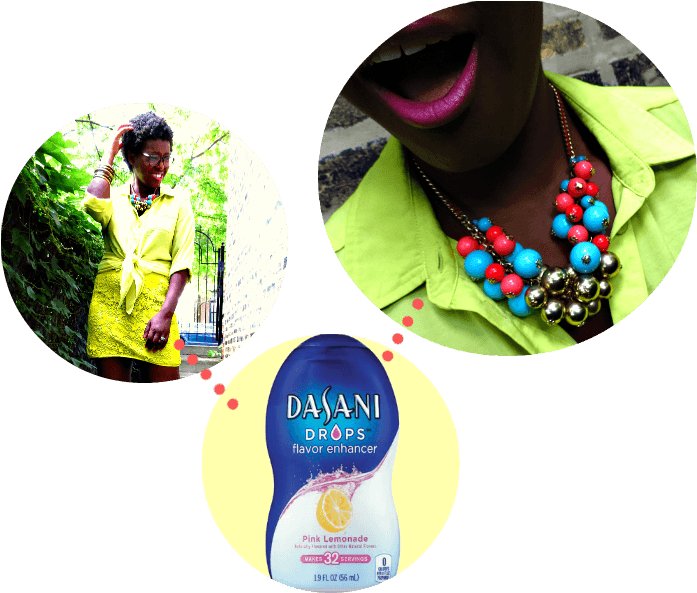 Dasani Drops Show Your Summer Color - Dasani Drops 2 Oz Bottles - Pack Of 4 - Pink Lemonade Transparent PNG - 850x638 - Free Download on - Transparent PNG Free Download | PNGio