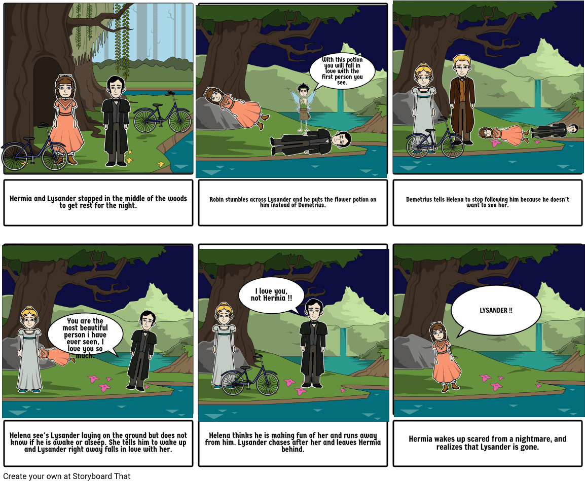 Mid Summer Act 2 Scene - Storyboard Transparent PNG - 1164x962 - Free Download on - Transparent PNG Free Download | PNGio