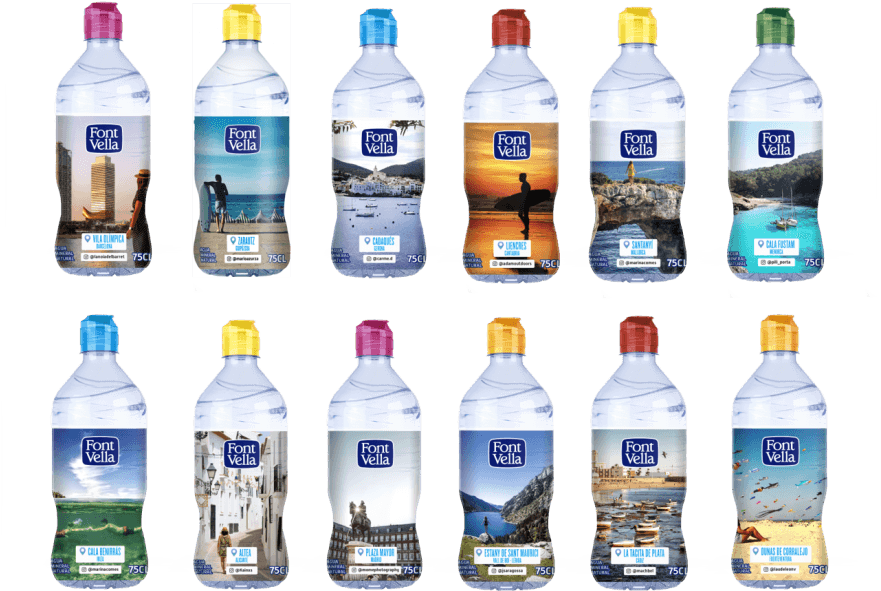 Imagen Botellas - Font Vella Tapon Amarillo Transparent PNG - 970x597 - Free Download on - Transparent PNG Free Download | PNGio