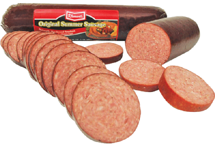 Klement's Original Summer Sausage - Cervelat Transparent PNG - 700x700 - Free Download on - Transparent PNG Free Download | PNGio