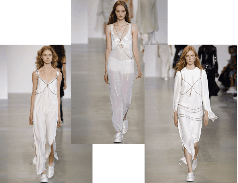 Calvin Klein Nyfw 2015 Spring Summer 2016 Trend Body - Body Chains With Clothes Runway Transparent PNG - 830x640 - Free Download on - Transparent PNG Free Download | PNGio