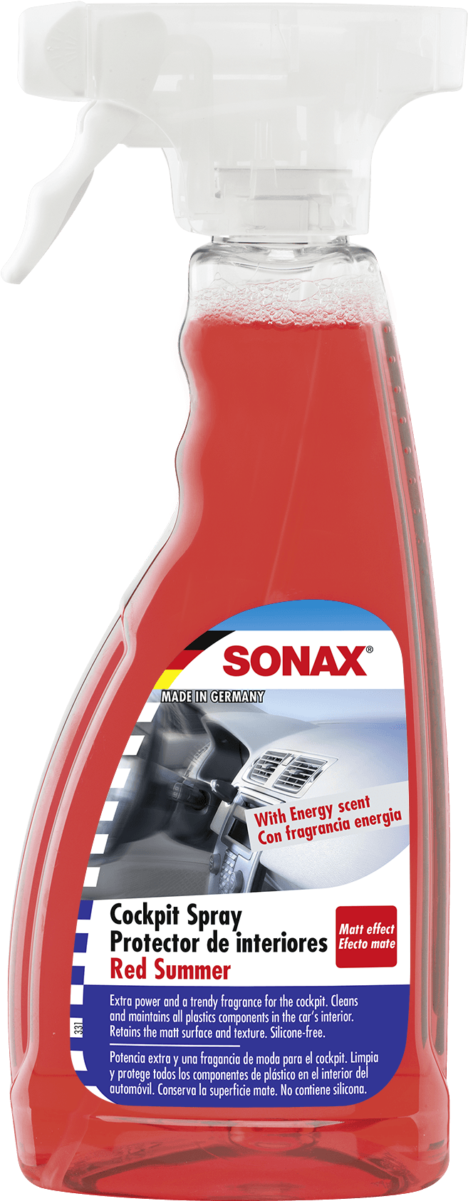 Sonax Cockpit Spray Red Summer - Sonax Protector De Plasticos Transparent PNG - 778x1772 - Free Download on - Transparent PNG Free Download | PNGio