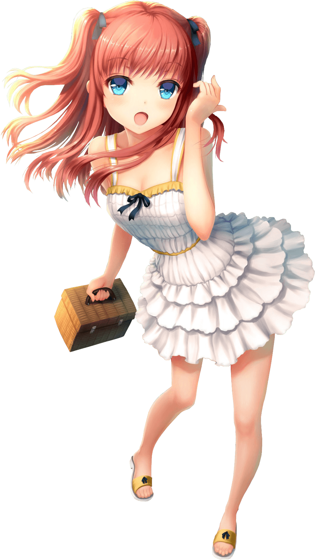 Png Transparent 2d Girl Kawaii Cute Girls Anime Anime - Anime Girls In Sandals Transparent PNG - 1080x1920 - Free Download on - Transparent PNG Free Download | PNGio