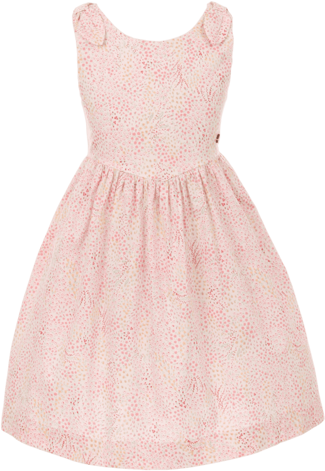 Light Pink Floral Print Girls Casual Dress Spring & Transparent PNG - 693x1024 - Free Download on - Transparent PNG Free Download | PNGio