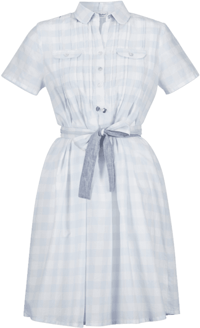 Summer Dress In Light Cotton With Vichy Check Pattern - Vintage Clothing Transparent PNG - 515x695 - Free Download on - Transparent PNG Free Download | PNGio
