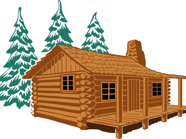 Hut Clipart Summer - Cartoon Cabin In The Woods Transparent PNG - 640x480 - Free Download on - Transparent PNG Free Download | PNGio