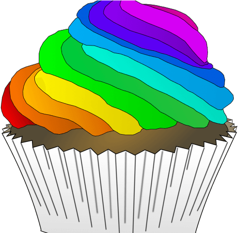 Cupcake Clipart Summer - Cupcake Png Clipart Rainbow Transparent PNG - 640x480 - Free Download on - Transparent PNG Free Download | PNGio
