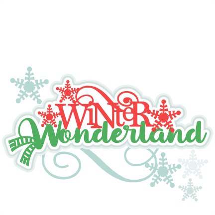 Winter Wonderland Title Svg Scrapbook Cut File Cute - Winter Wonderland Title - Free Transparent PNG Clipart Images Download. - Transparent PNG Free Download | PNGio