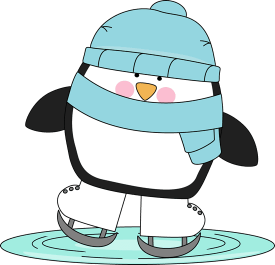 Penguin Skating On Ice - Winter Polar Bear Clip Art - Free Transparent PNG Clipart Images Download. - Transparent PNG Free Download | PNGio