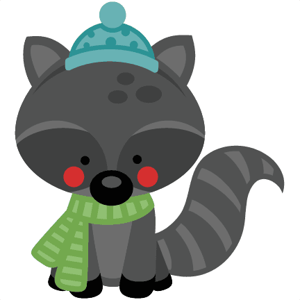 Boy Winter Raccoon Svg Scrapbook Cut File Cute Clipart - Miss Kate's Cuttables Winter - Free Transparent PNG Clipart Images Download. - Transparent PNG Free Download | PNGio