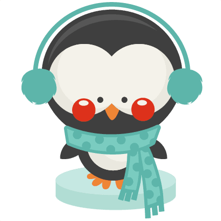 Penguin Winter Svg Scrapbook Cut File Cute Clipart - Miss Kate Cuttables Winter - Free Transparent PNG Clipart Images Download. - Transparent PNG Free Download | PNGio