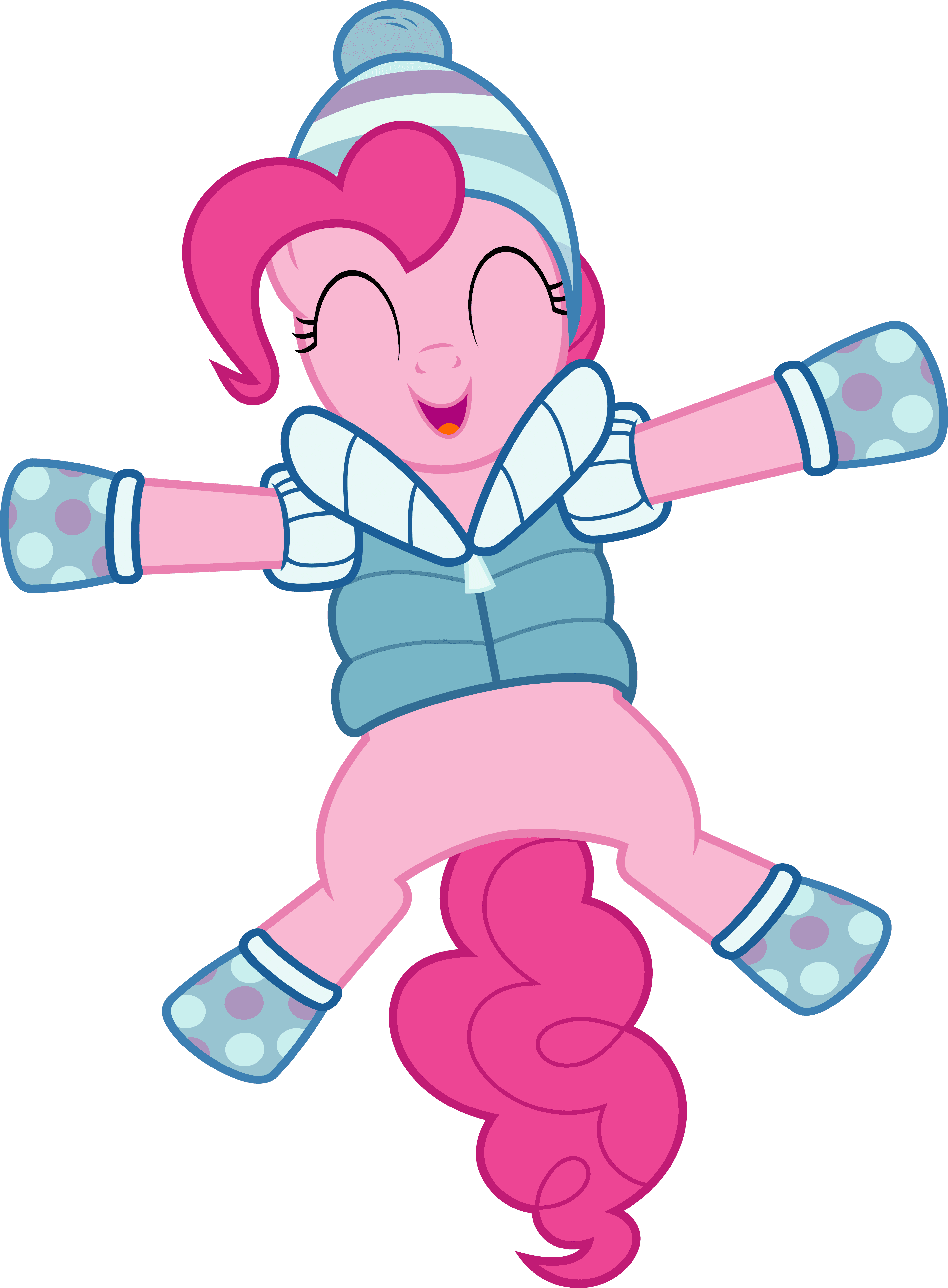 Pinkie Pie Making A Snow Angel By Jeatz-axl - Mlp Winter Pinkie Pie - Free Transparent PNG Clipart Images Download. - Transparent PNG Free Download | PNGio