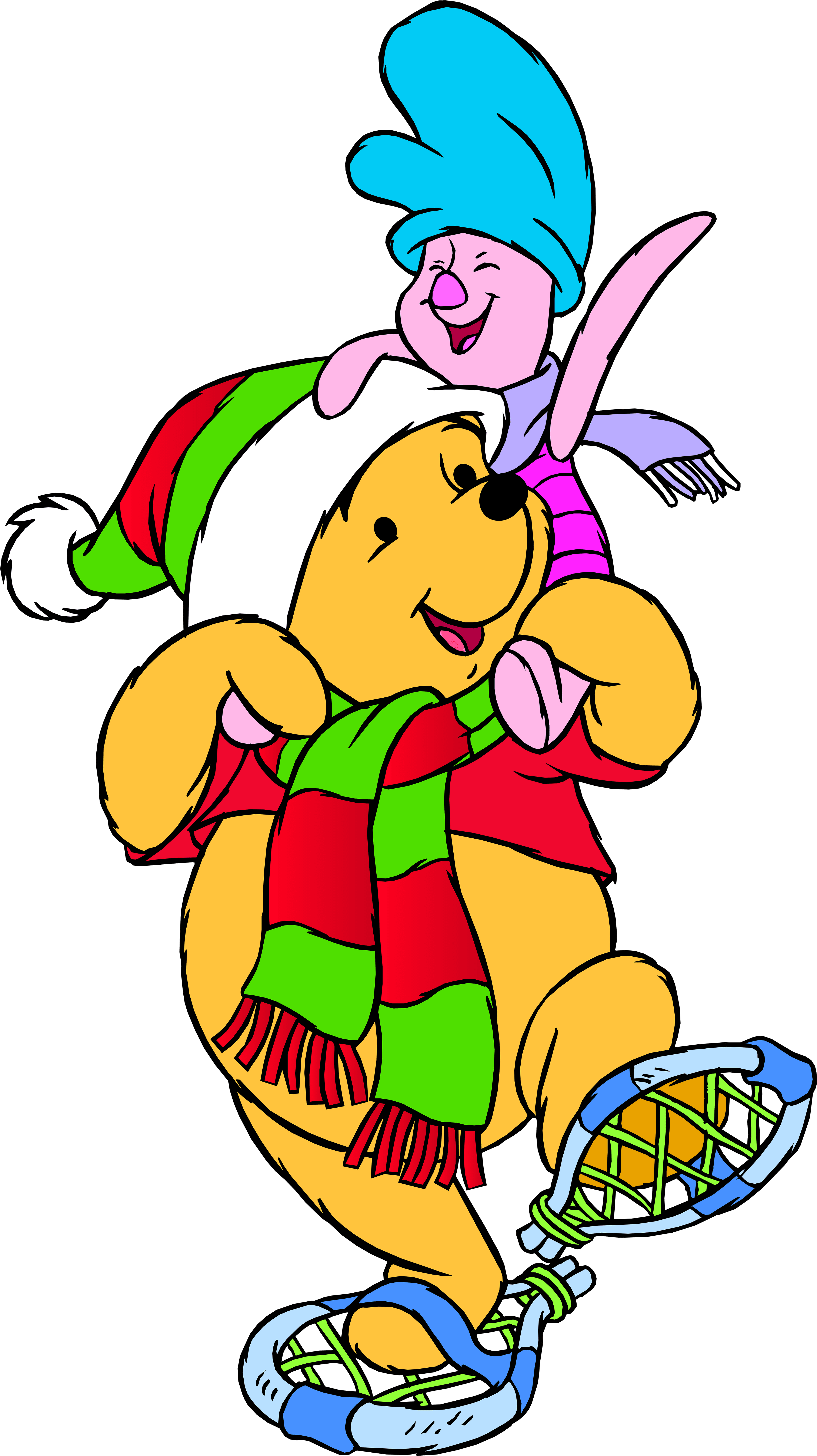 Winnie The Pooh And Piglet Winter Png Clip Art - Winnie The Pooh Winter - Free Transparent PNG Clipart Images Download. - Transparent PNG Free Download | PNGio