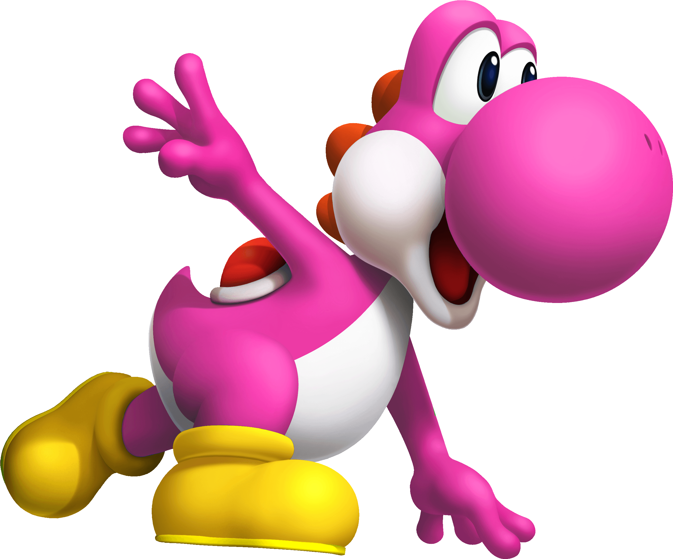 Pink Yoshi - Mario And Sonic At The Olympic Winter Games Yoshi - Free Transparent PNG Clipart Images Download. - Transparent PNG Free Download | PNGio