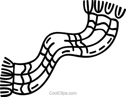 Winter Scarf Royalty Free Vector Clip Art Illustration - Winter Scarf Clip Art - Free Transparent PNG Clipart Images Download. - Transparent PNG Free Download | PNGio