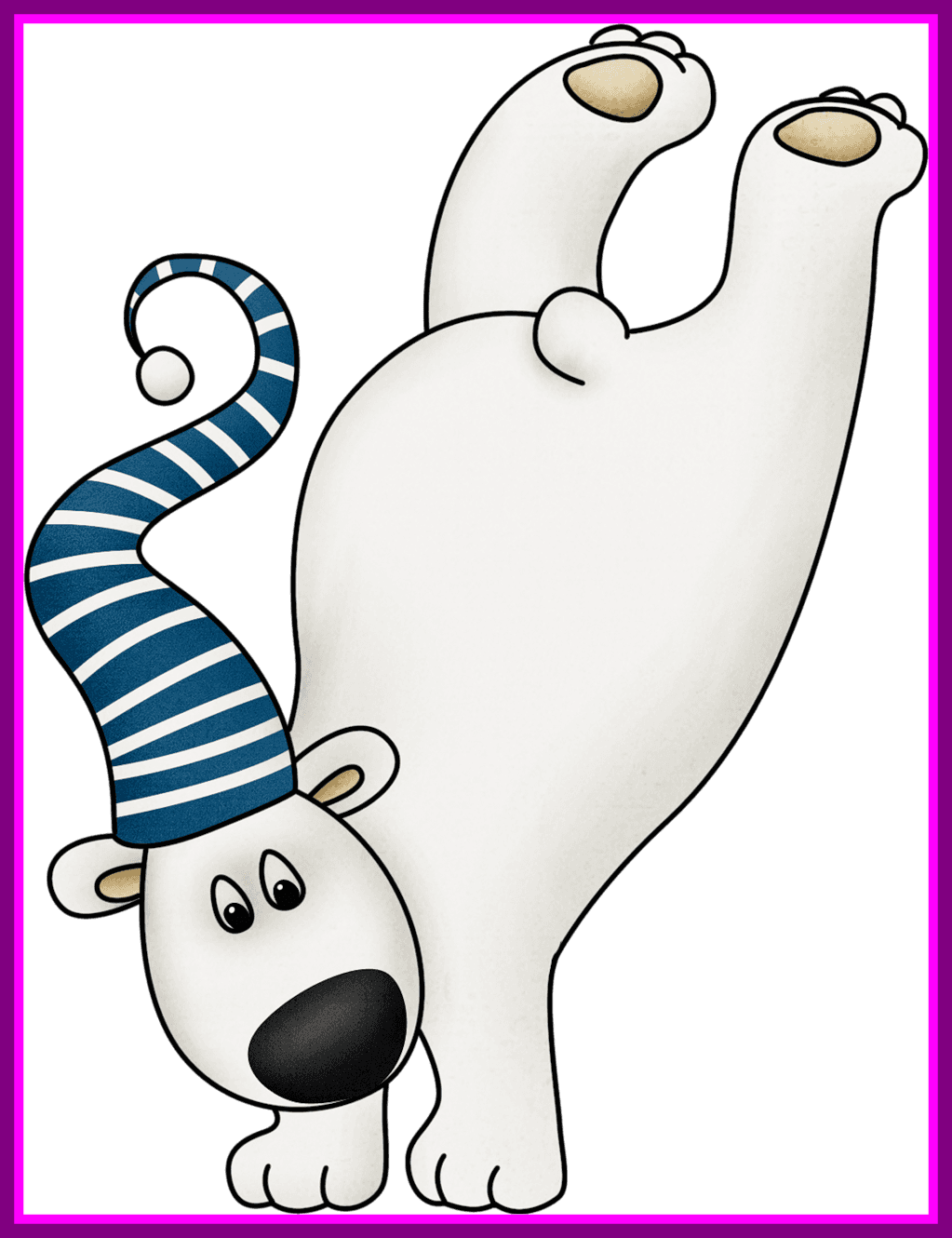 Clipart Winter Polar Bear - Winter Polar Bear Clip Art - Free Transparent PNG Clipart Images Download. - Transparent PNG Free Download | PNGio